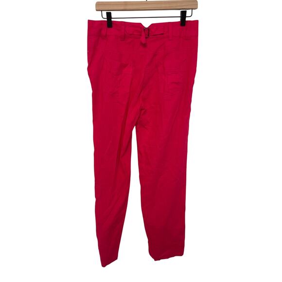 Acua Pink Barbie Linen XL Coastal Grandma Lagenlook Casual Straight Leg Pants - Picture 4 of 4